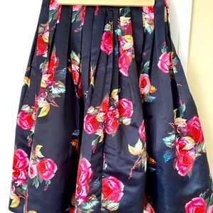Floral A-Line Skirt